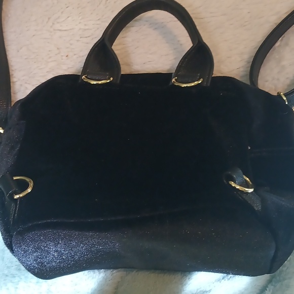 Steve Madden black velvet crossbody bag - Picture 3 of 4